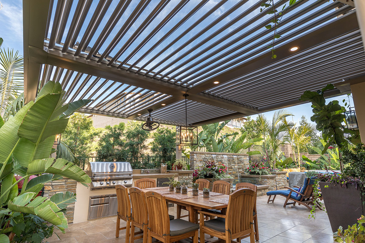 Residential patio cover