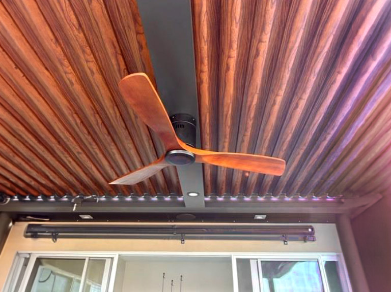 Smart Patio Plus structure at client's home