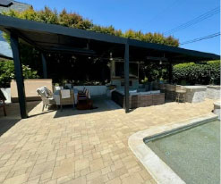 Smart Patio Plus structure at client's home