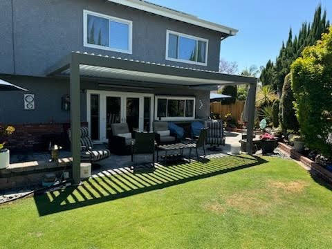 Smart Patio Plus structure at client's home