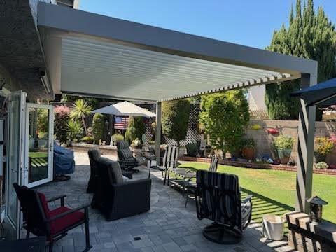 Smart Patio Plus structure at client's home