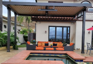 Smart Patio Plus structure at client's home