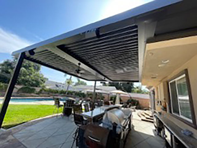 Smart Patio Plus structure at client's home