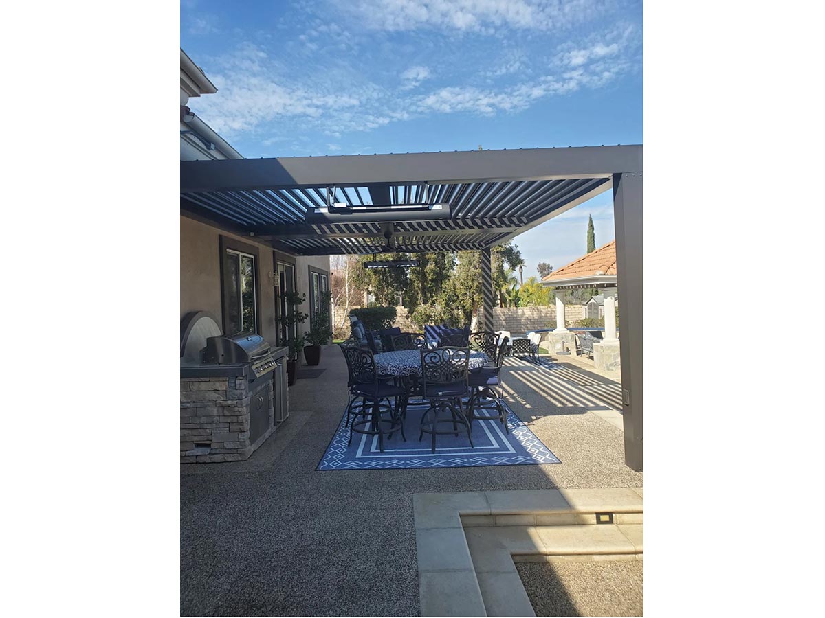 Smart Patio Plus structure at client's home