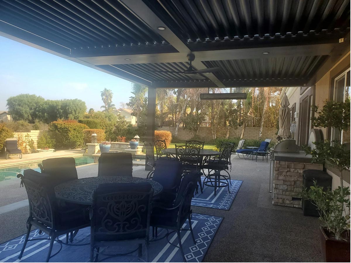 Smart Patio Plus structure at client's home