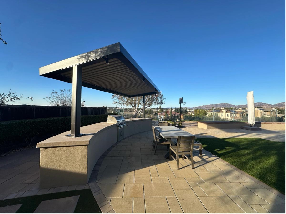 Smart Patio Plus structure at client's home
