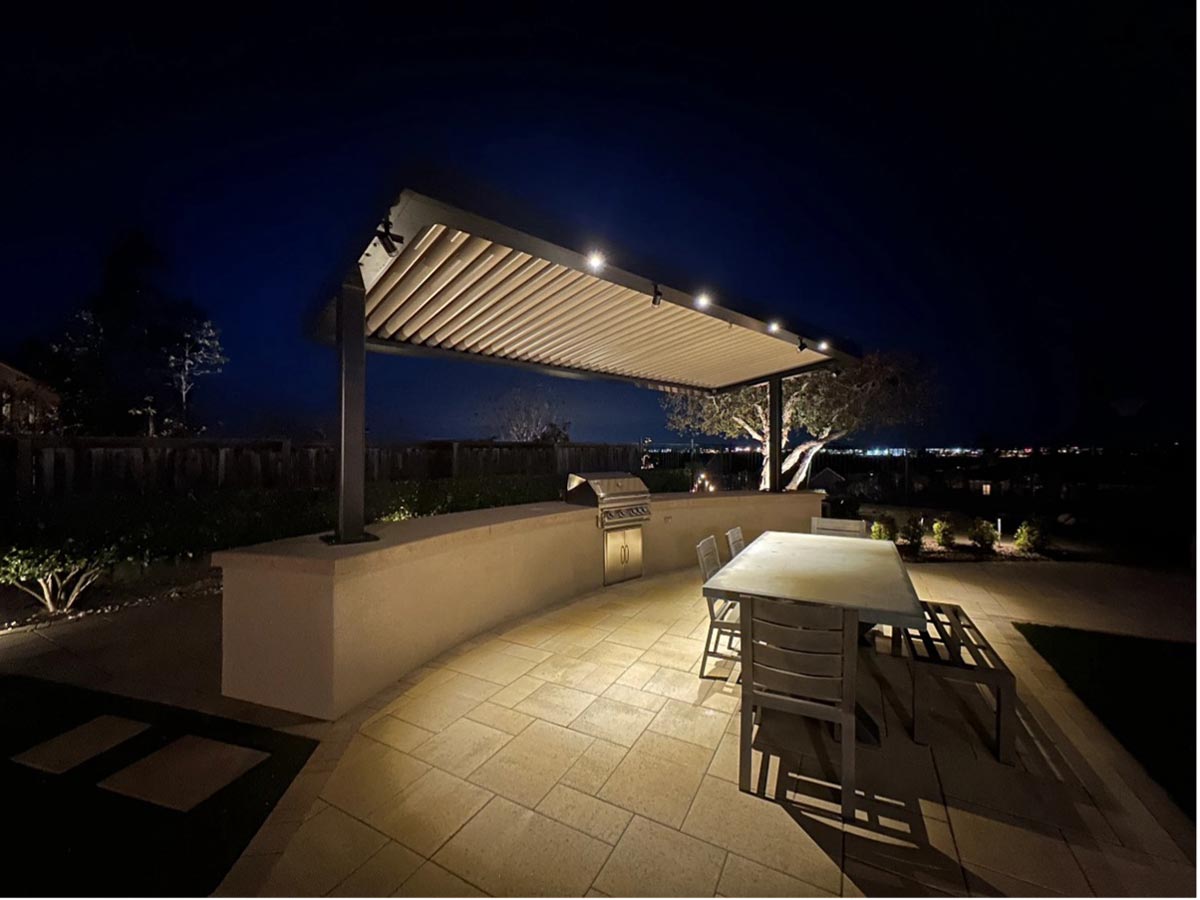 Smart Patio Plus structure at client's home
